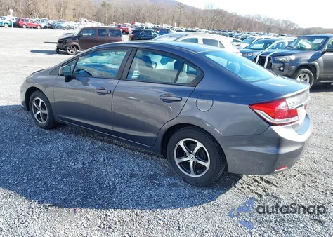 2015 Honda Civic Se из США, поврежденный, VIN 2HGFB2F74FH506148